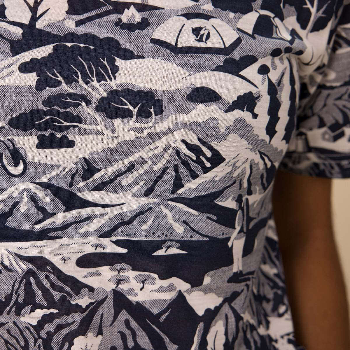 S/F Wool CaliSwe T shirt W