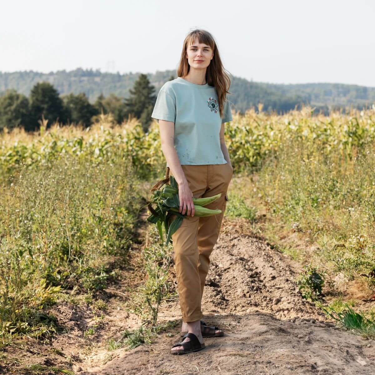 Fjällblomster Logo T shirt W
