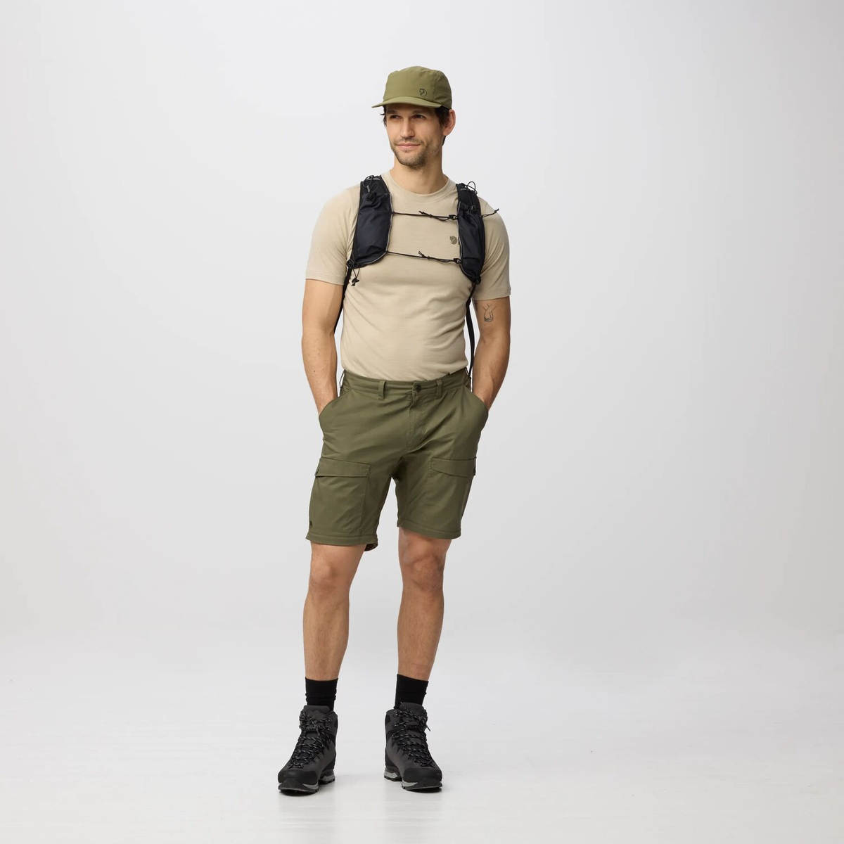 Abisko Hybrid Trail Trs Zip off M